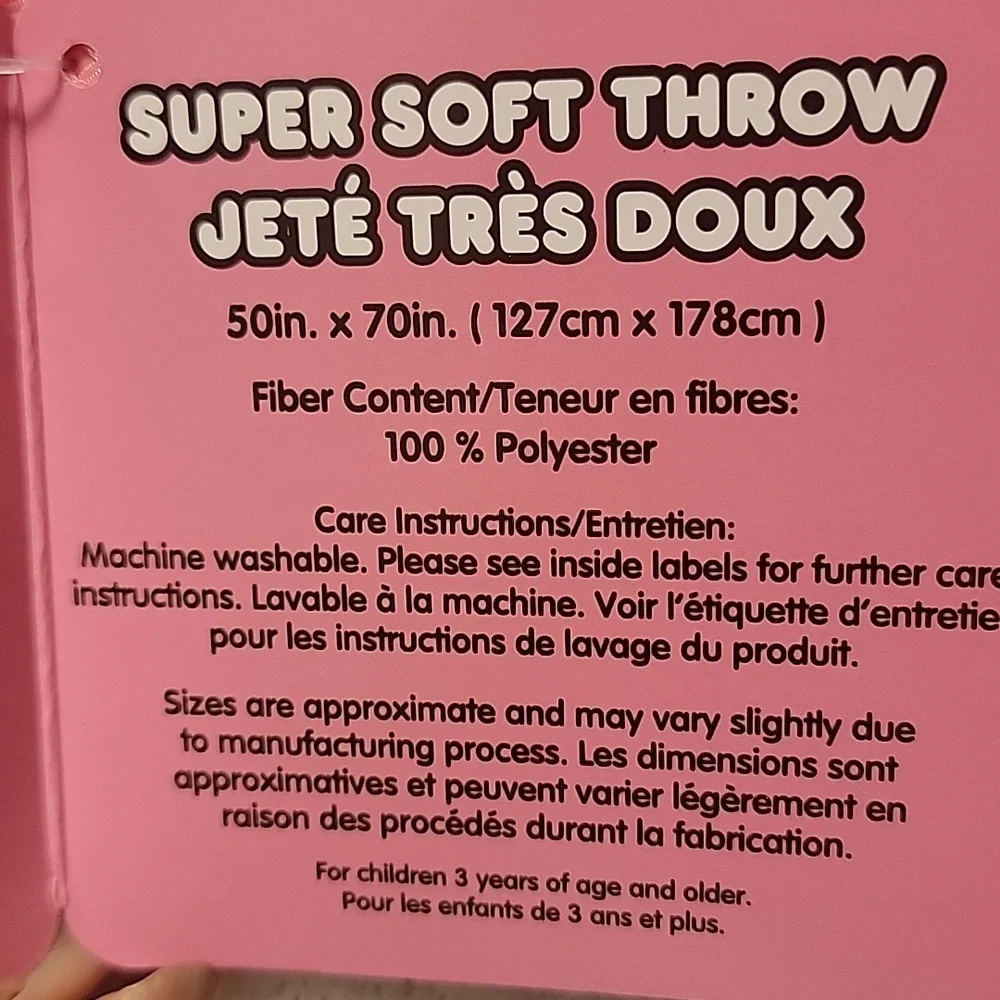 HELLO KITTY SUPER SOFT THROW - Picture 3 of 4